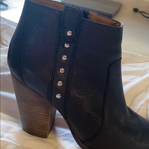 Coach leather boots